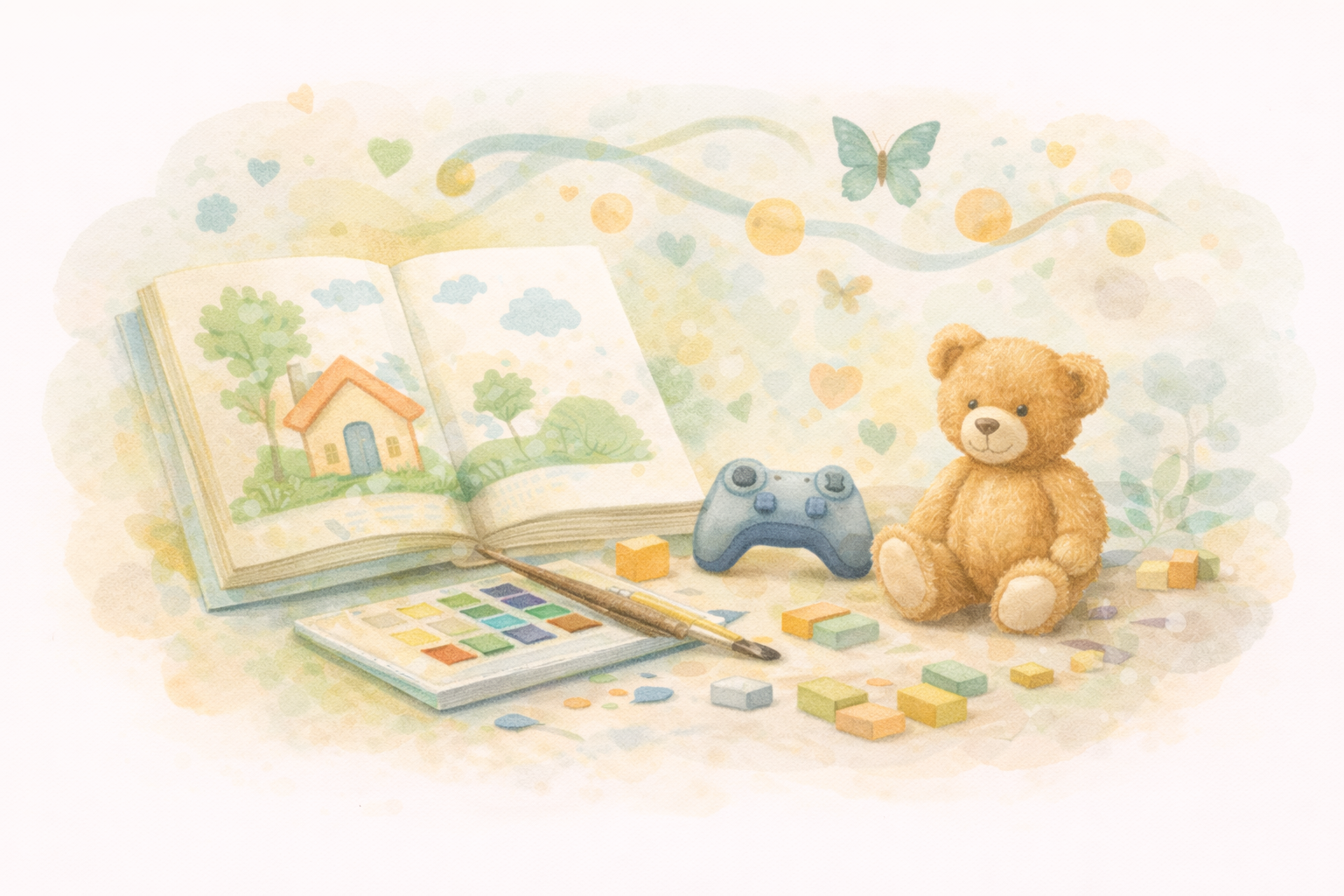 Child psychotherapy matching language and energy illustration